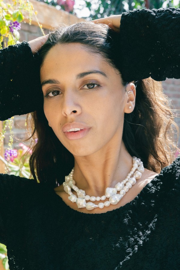 ugnes story. MINIMALISTINIAI APVALIŲ PERLŲ AUSKARAI