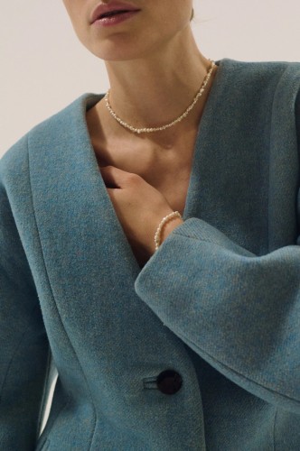 ugnes story. MINIMALISTINIS PERLŲ VĖRINYS