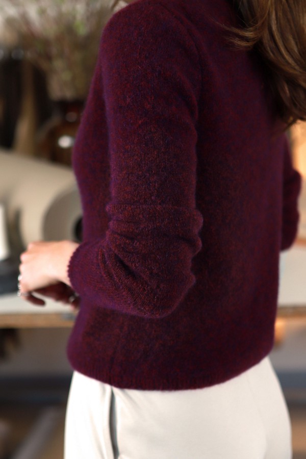 V&V. Cabernet‘as alpakos vilnos megztukas