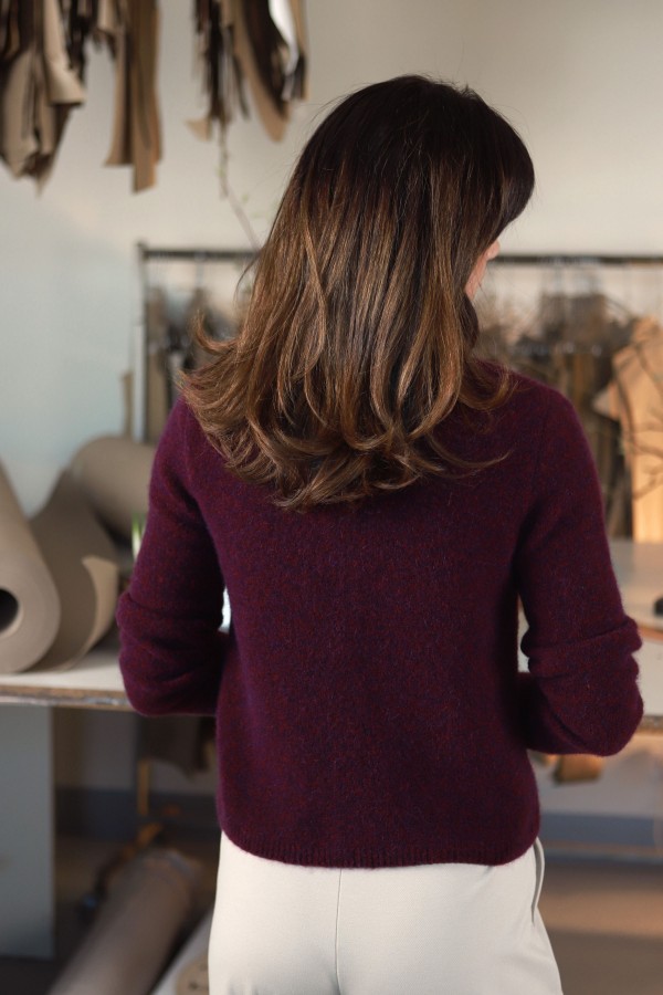 V&V. Cabernet‘as alpakos vilnos megztukas