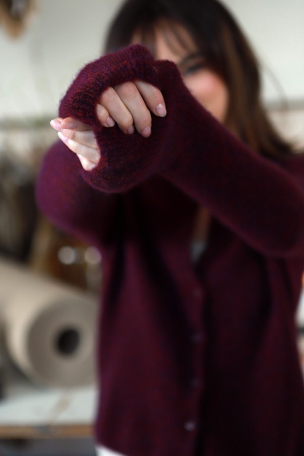 V&V. Cabernet‘as alpakos vilnos megztukas