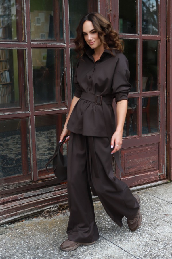 V&V. Lava cake plačios kelnės