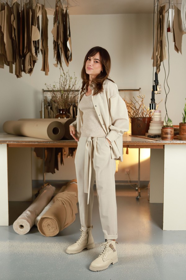 V&V. Opal‘as  marškinių tipo švarkas