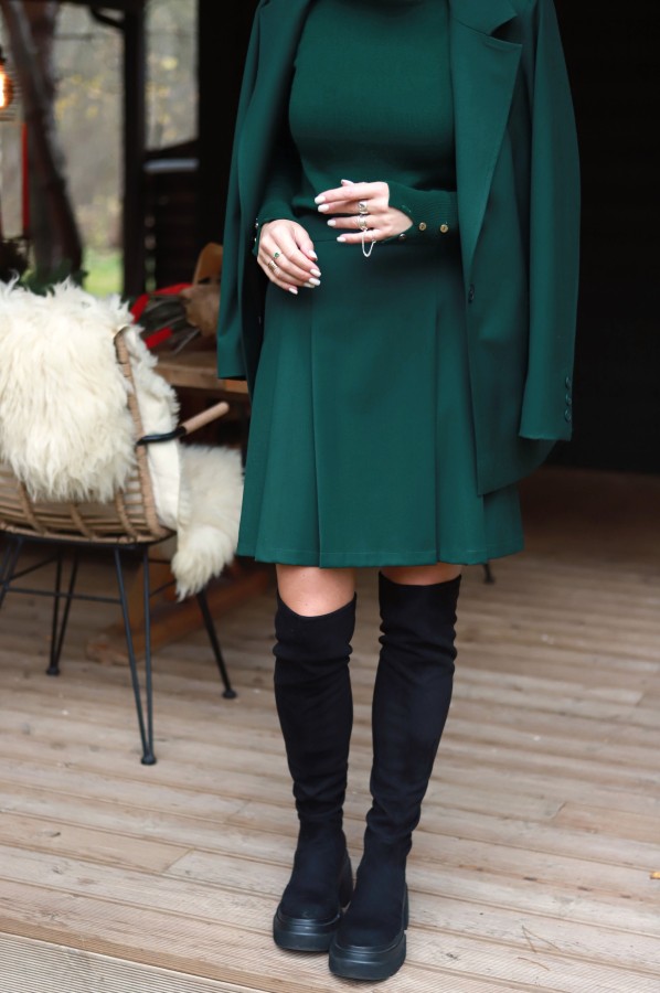 V&V. SMARAGDAS sijonas