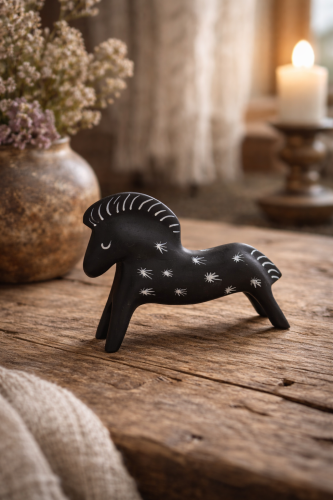 Wood life Jewellery. Figurėlė arklys