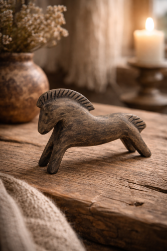 Wood life Jewellery. Figurėlė arklys