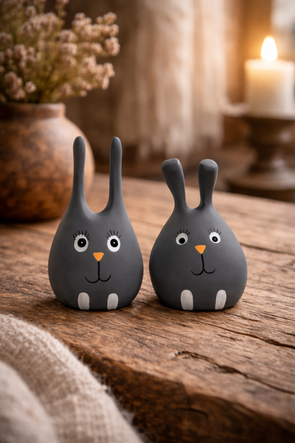 Wood life Jewellery. Figurėlė kiškutis Wood life Jewellery. Figurėlė kiškutis