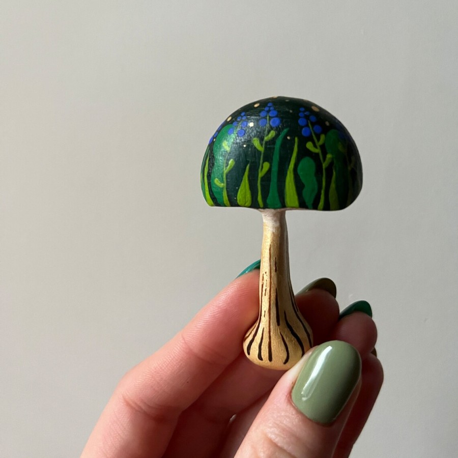 Wood life Jewellery. Mushroom Ženkliukas