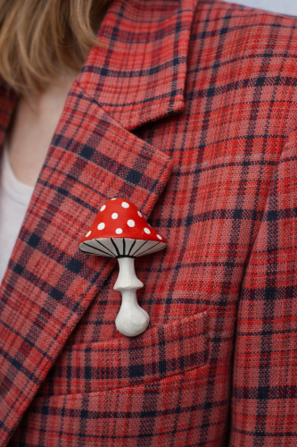 Wood life Jewellery. Mushroom Ženkliukas