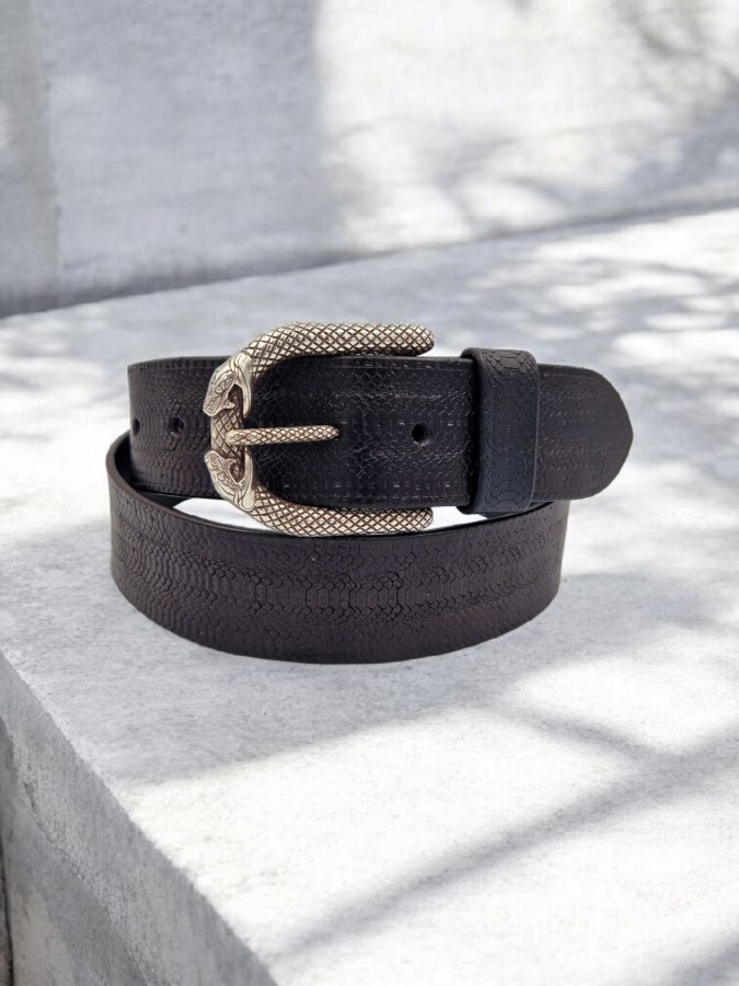 yuga. Juodas platus diržas OUROBOROS yuga. Juodas platus diržas OUROBOROS