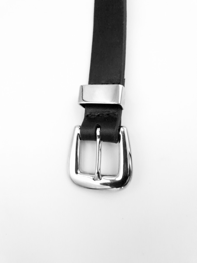 yuga. Juodas siauras diržas MINIMAL yuga. Juodas siauras diržas MINIMAL