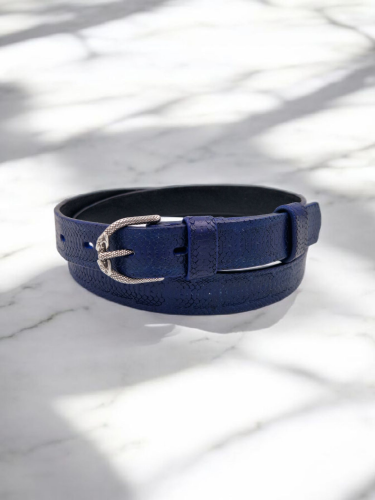 yuga. Mėlynas siauras diržas OUROBOROS 