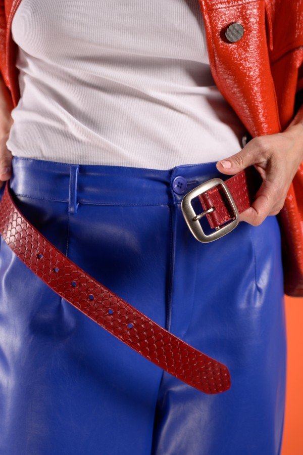 yuga. Raudonas platus diržas DRAGON yuga. Raudonas platus diržas DRAGON