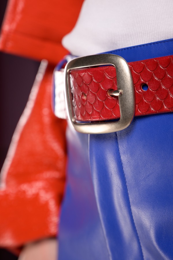 yuga. Raudonas platus diržas DRAGON yuga. Raudonas platus diržas DRAGON