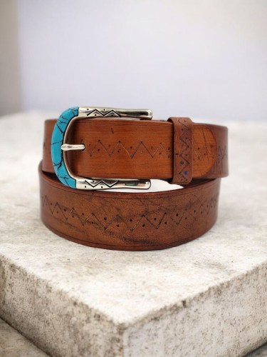 yuga. Rudas platus diržas MOJAVE 