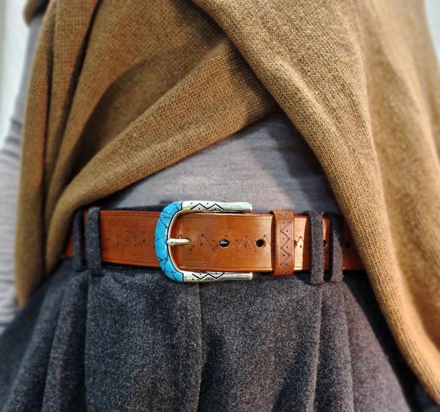 yuga. Rudas platus diržas MOJAVE yuga. Rudas platus diržas MOJAVE